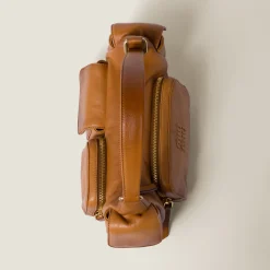 Honey Nappa Leather Pocket Bag | Miu Miu