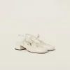 Ivory Leather Slingback Pumps | Miu Miu