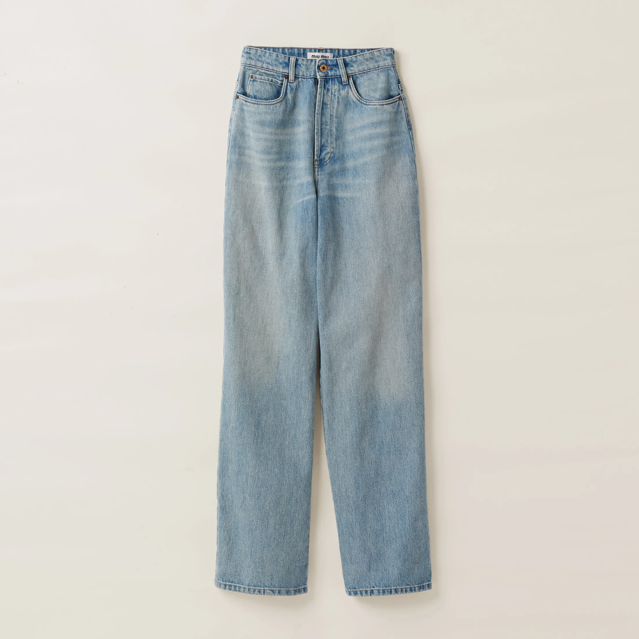 Light Blue Denim Jeans | Miu Miu
