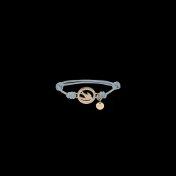 Light Blue Nappa Leather And Metal Bracelet | Miu Miu