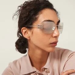 Light Gold Lenses Miu Miu Runway Sunglasses | Miu Miu