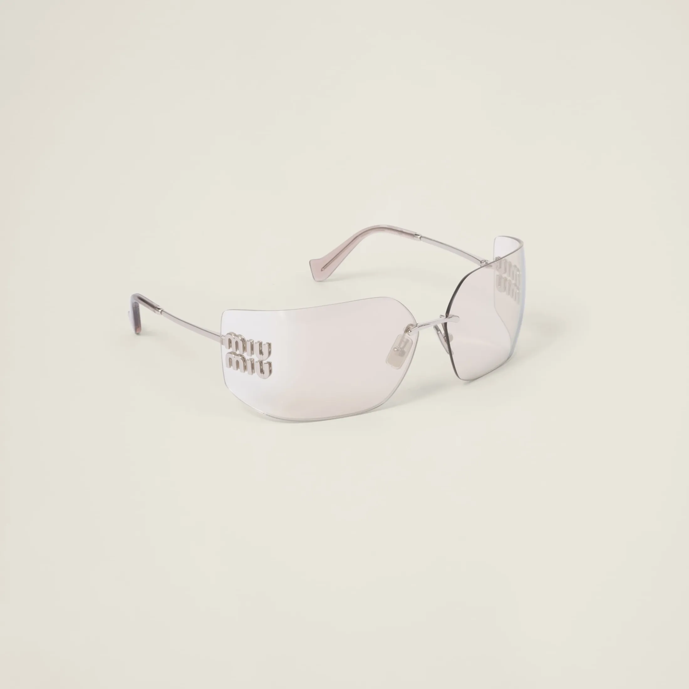 Light Gold Lenses Miu Miu Runway Sunglasses | Miu Miu