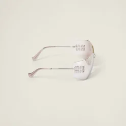 Light Gold Lenses Miu Miu Runway Sunglasses | Miu Miu