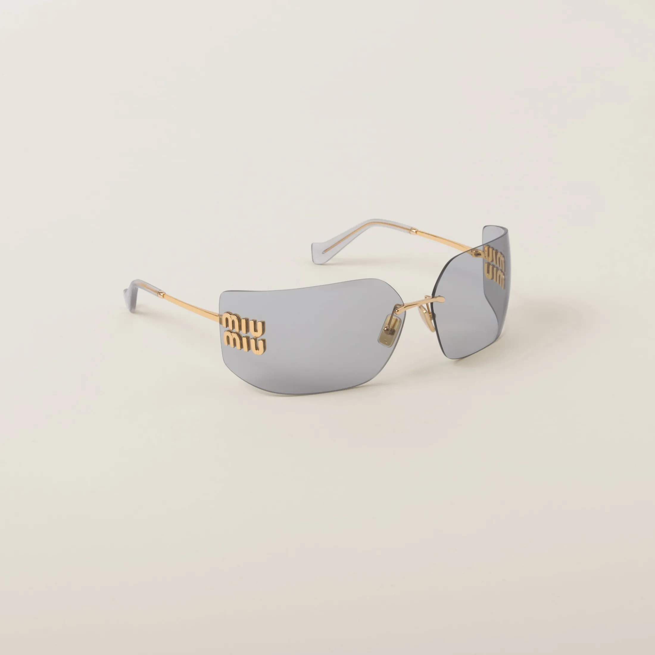 Light Gray Lenses Runway Sunglasses | Miu Miu