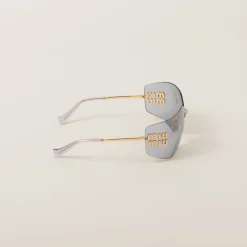 Light Gray Lenses Runway Sunglasses | Miu Miu