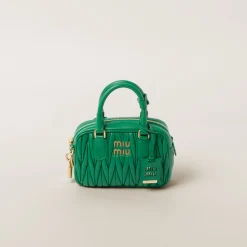 Mango Arcadie Matelassé Nappa Leather Bag | Miu Miu