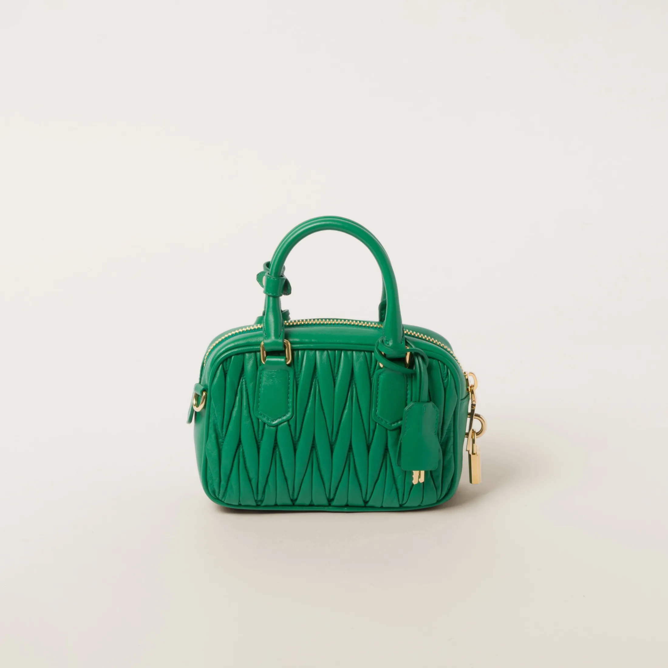 Mango Arcadie Matelassé Nappa Leather Bag | Miu Miu