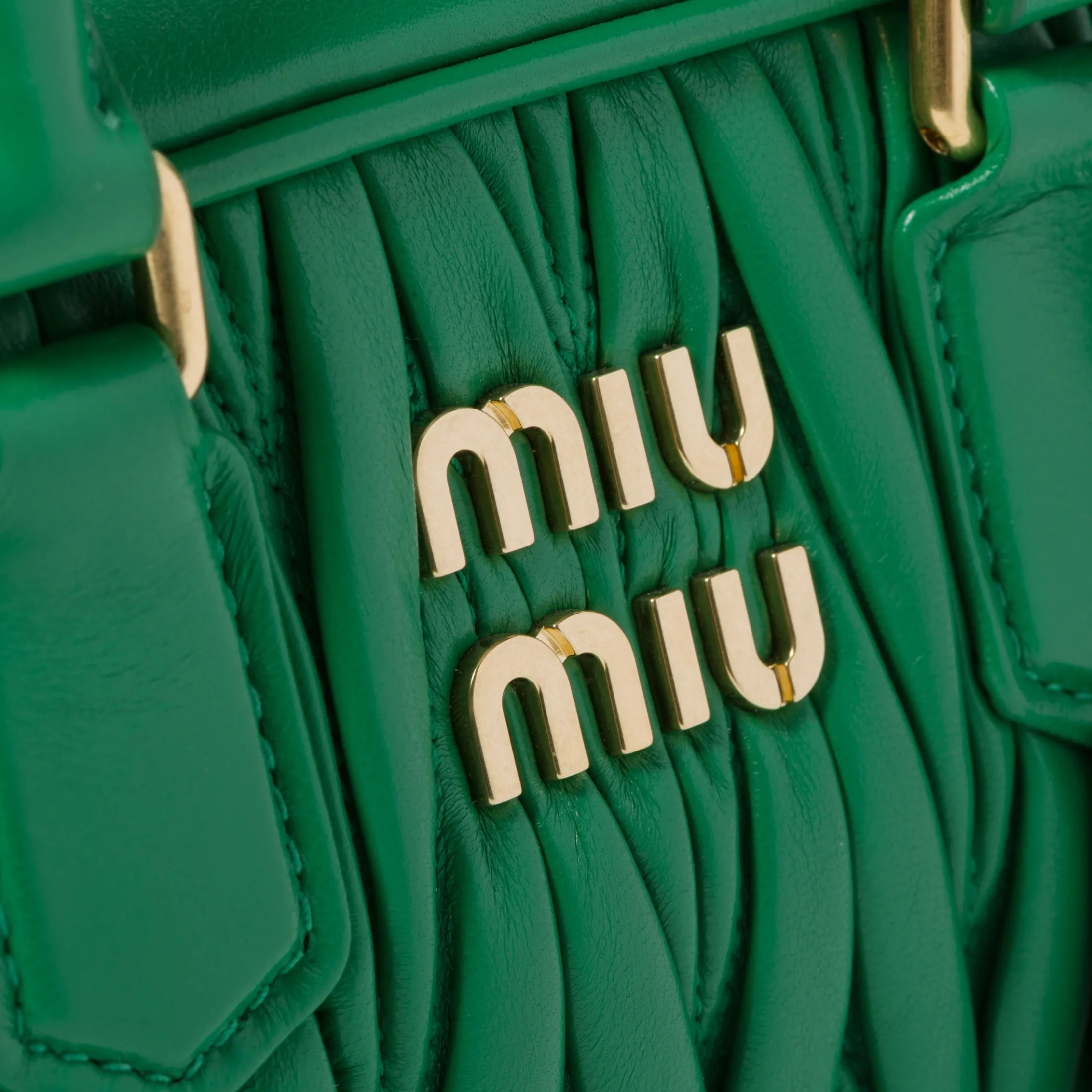 Mango Arcadie Matelassé Nappa Leather Bag | Miu Miu