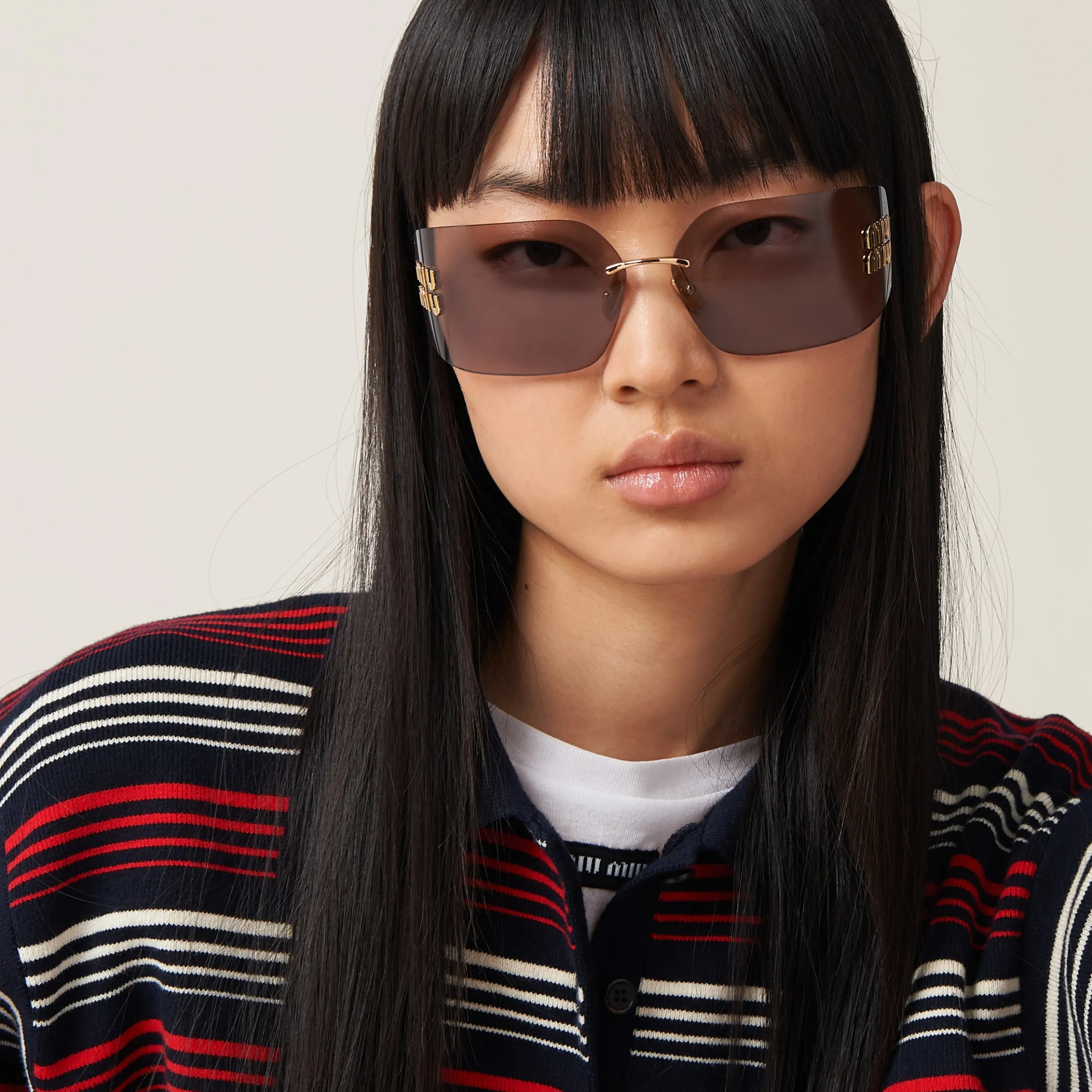 Mauve Lenses Runway Sunglasses | Miu Miu