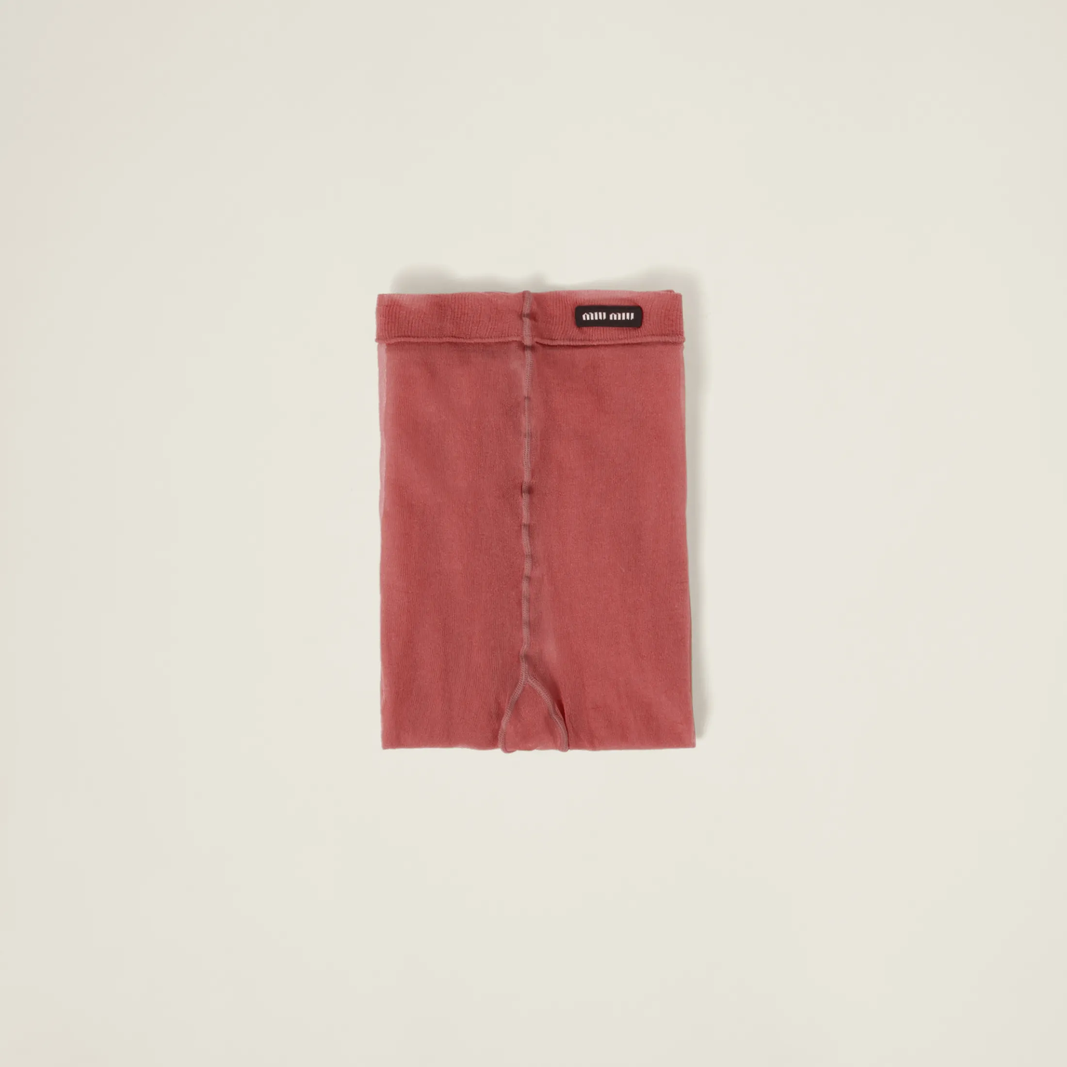Mauve Nylon Tights | Miu Miu