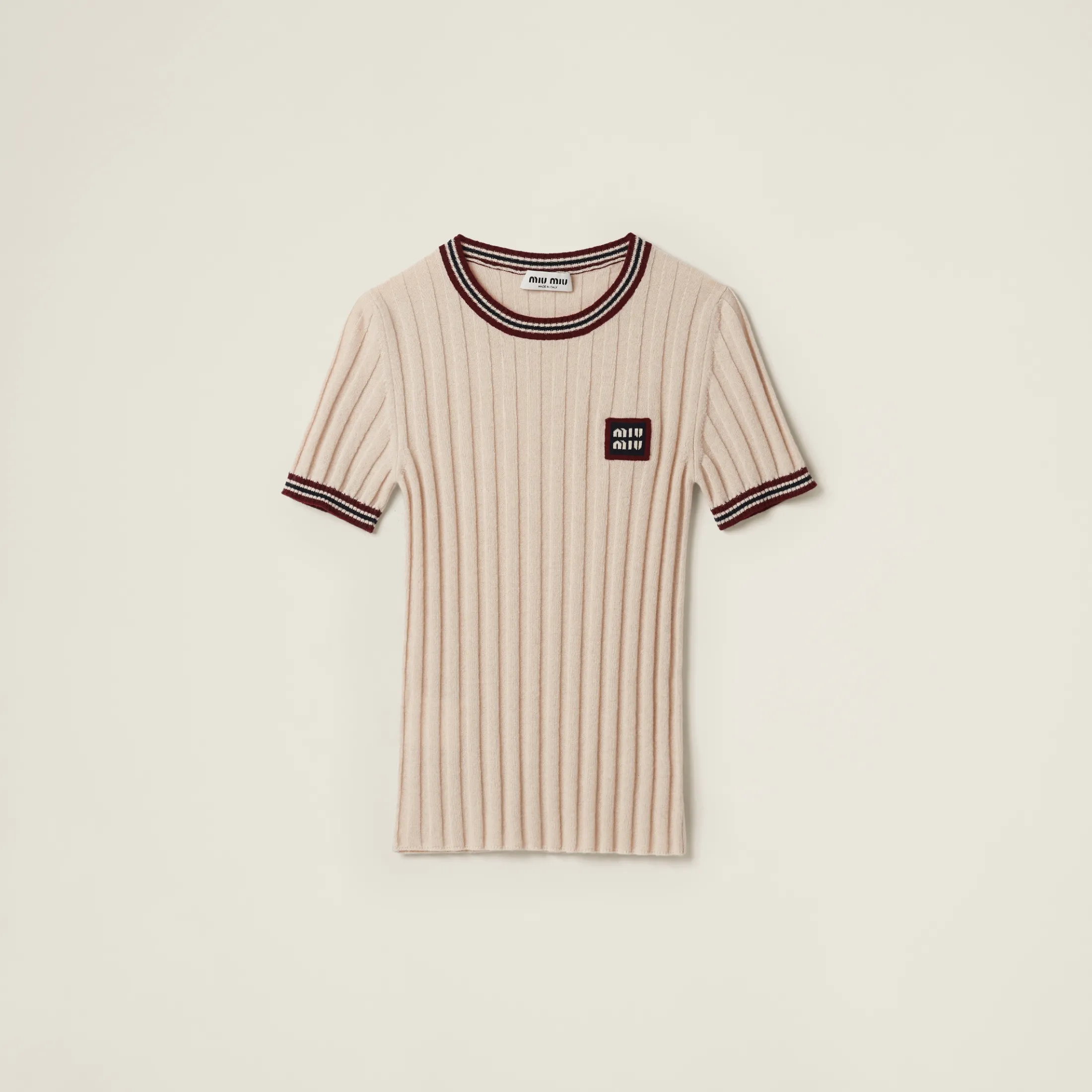Natural Cashmere Sweater | Miu Miu