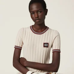 Natural Cashmere Sweater | Miu Miu