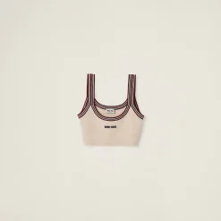 Natural Cashmere Tank Top | Miu Miu