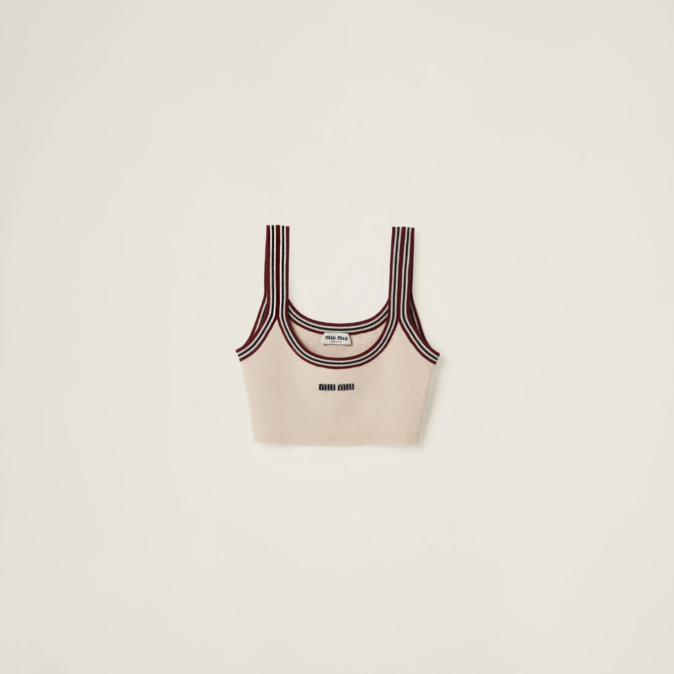 Natural Cashmere Tank Top | Miu Miu