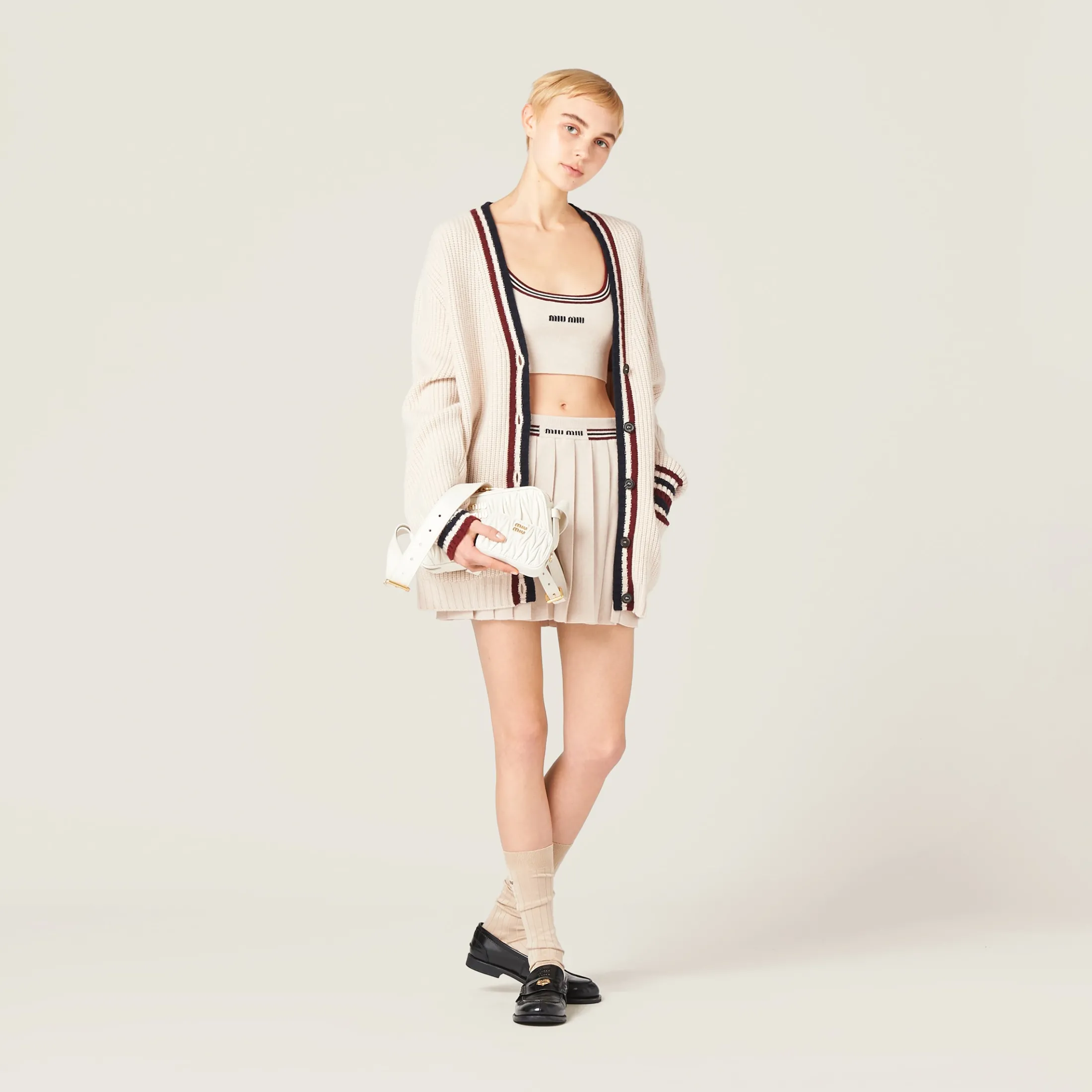 Natural Cashmere Tank Top | Miu Miu