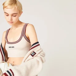 Natural Cashmere Tank Top | Miu Miu