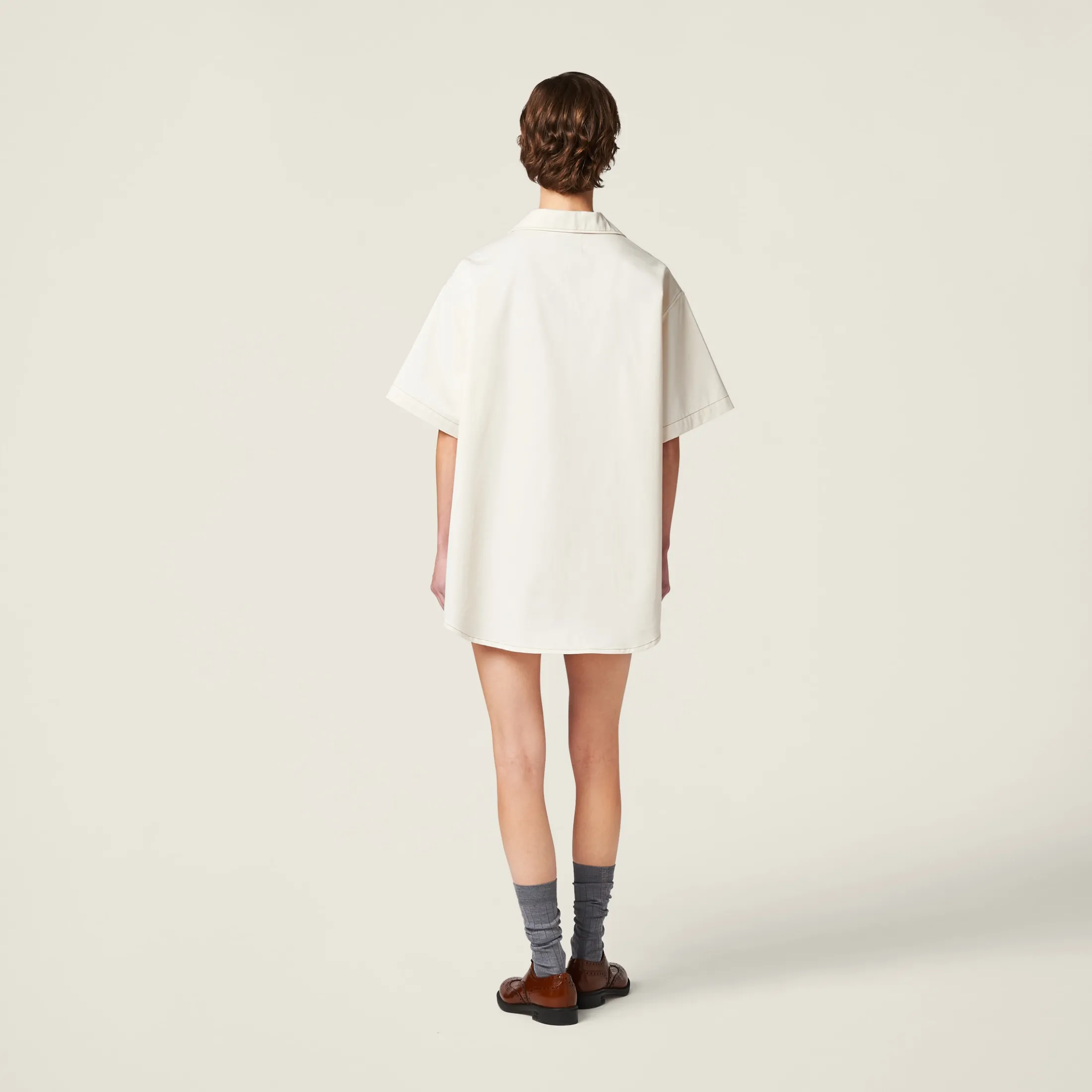 Natural Denim Mini-dress | Miu Miu