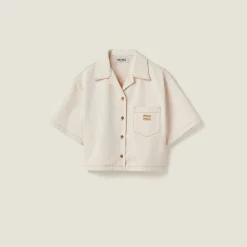 Natural Denim Shirt | Miu Miu
