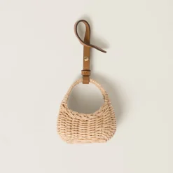 Natural Wander Wicker Trick | Miu Miu
