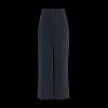 Navy Garment-dyed Drill Pants | Miu Miu