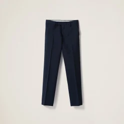 Navy Mohair Pants | Miu Miu