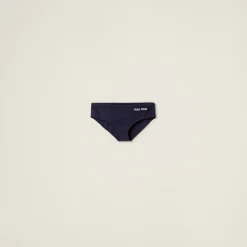 Navy Nylon Swimsuit | Miu Miu