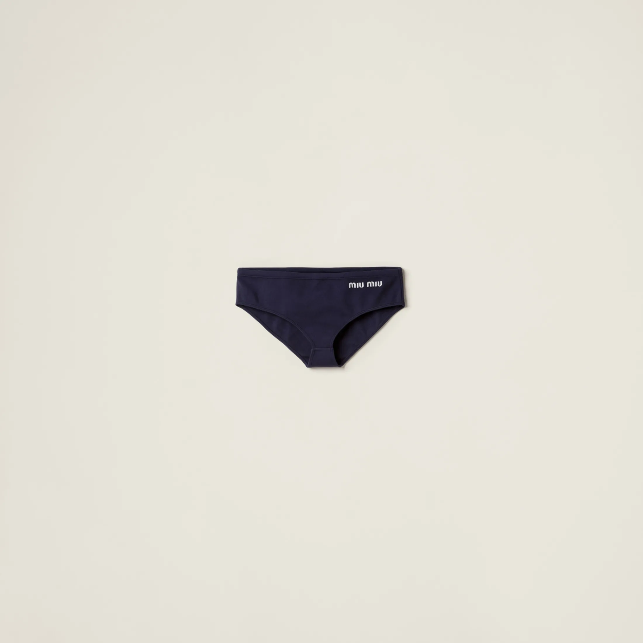 Navy Nylon Swimsuit | Miu Miu