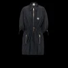 Navy Technical Silk Mini-dress | Miu Miu
