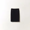 Navy Tweed Skirt | Miu Miu