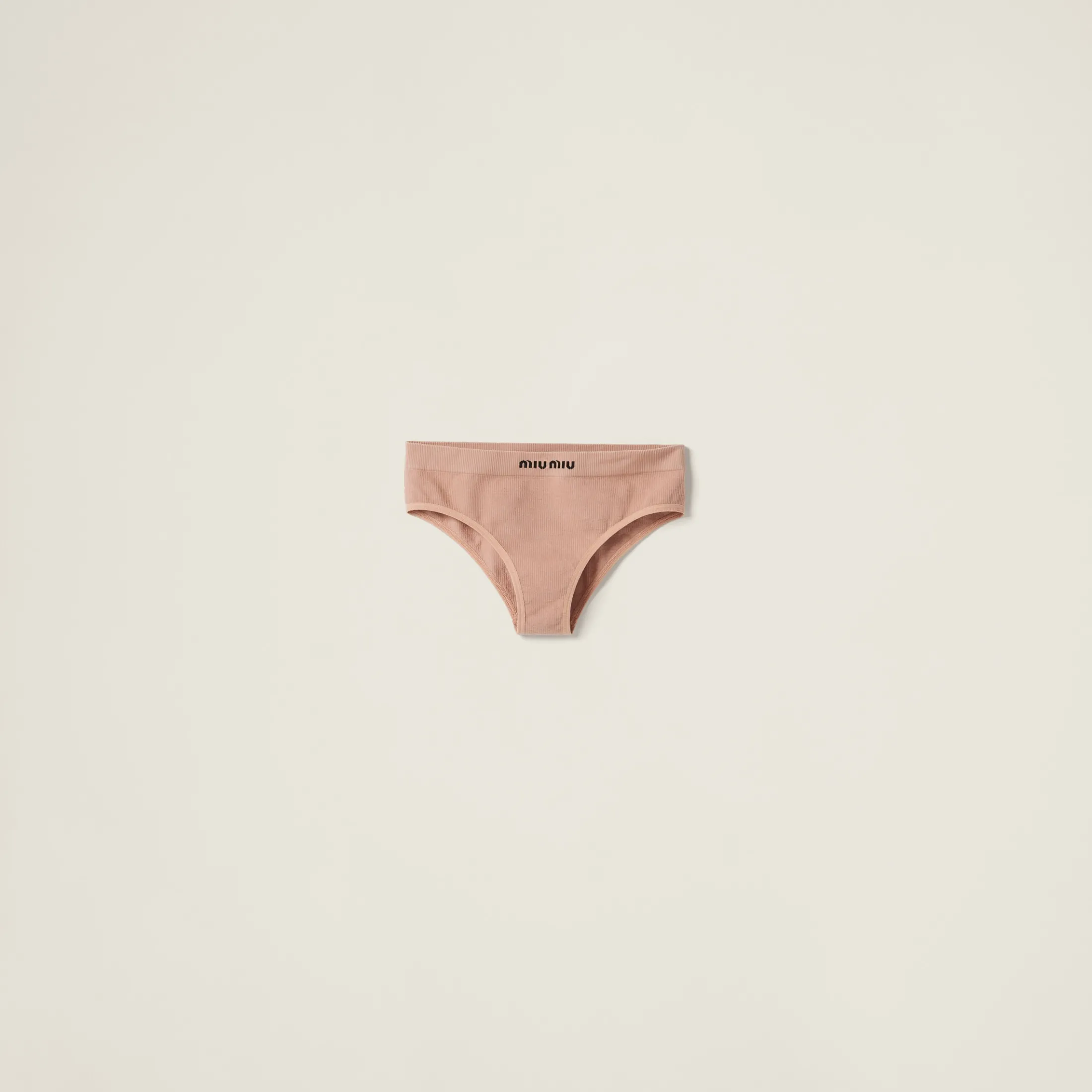 Nude Beige Seamless Panties | Miu Miu