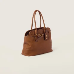 Oak Aventure Nappa Leather Bag | Miu Miu