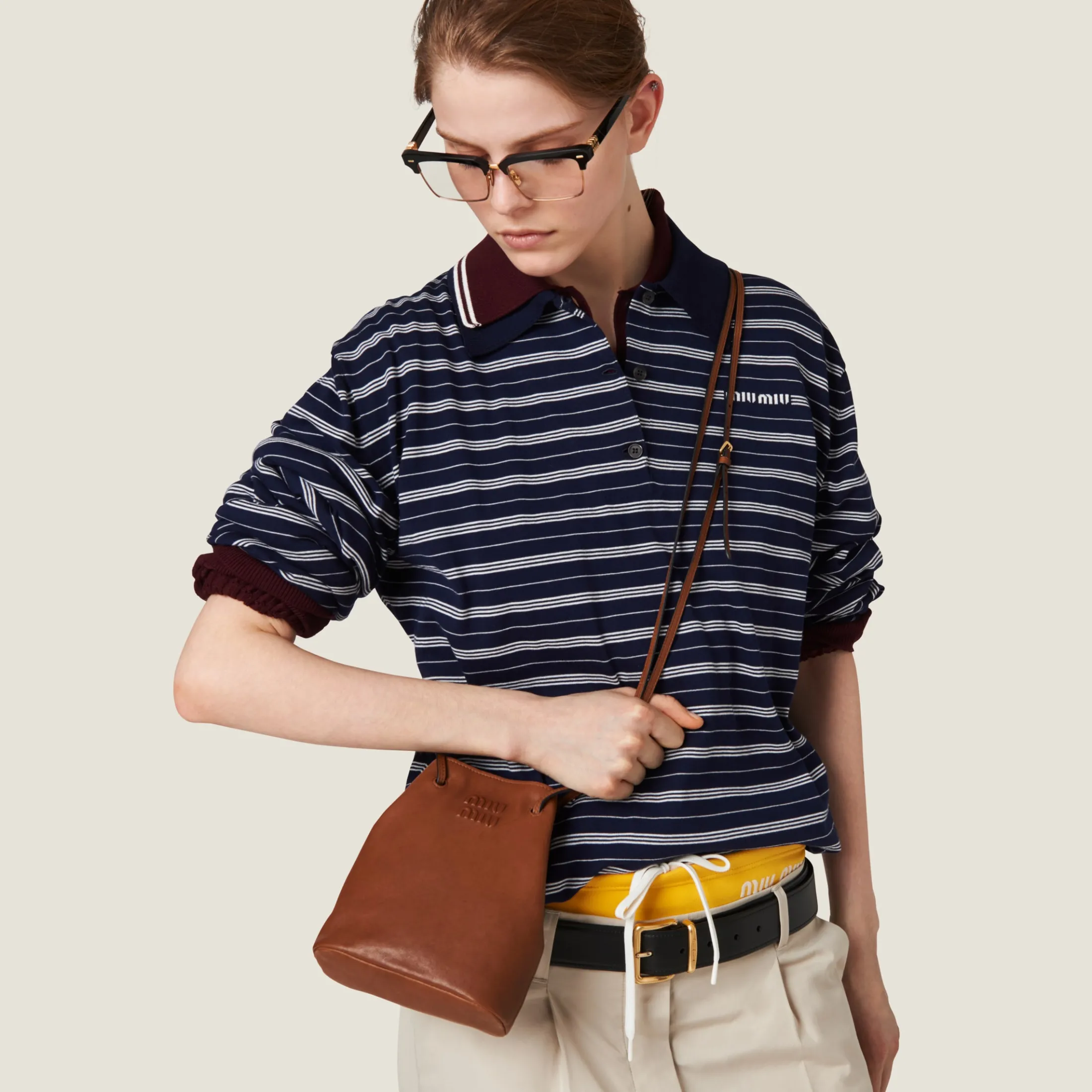 Oak Nappa Leather Mini-bag | Miu Miu