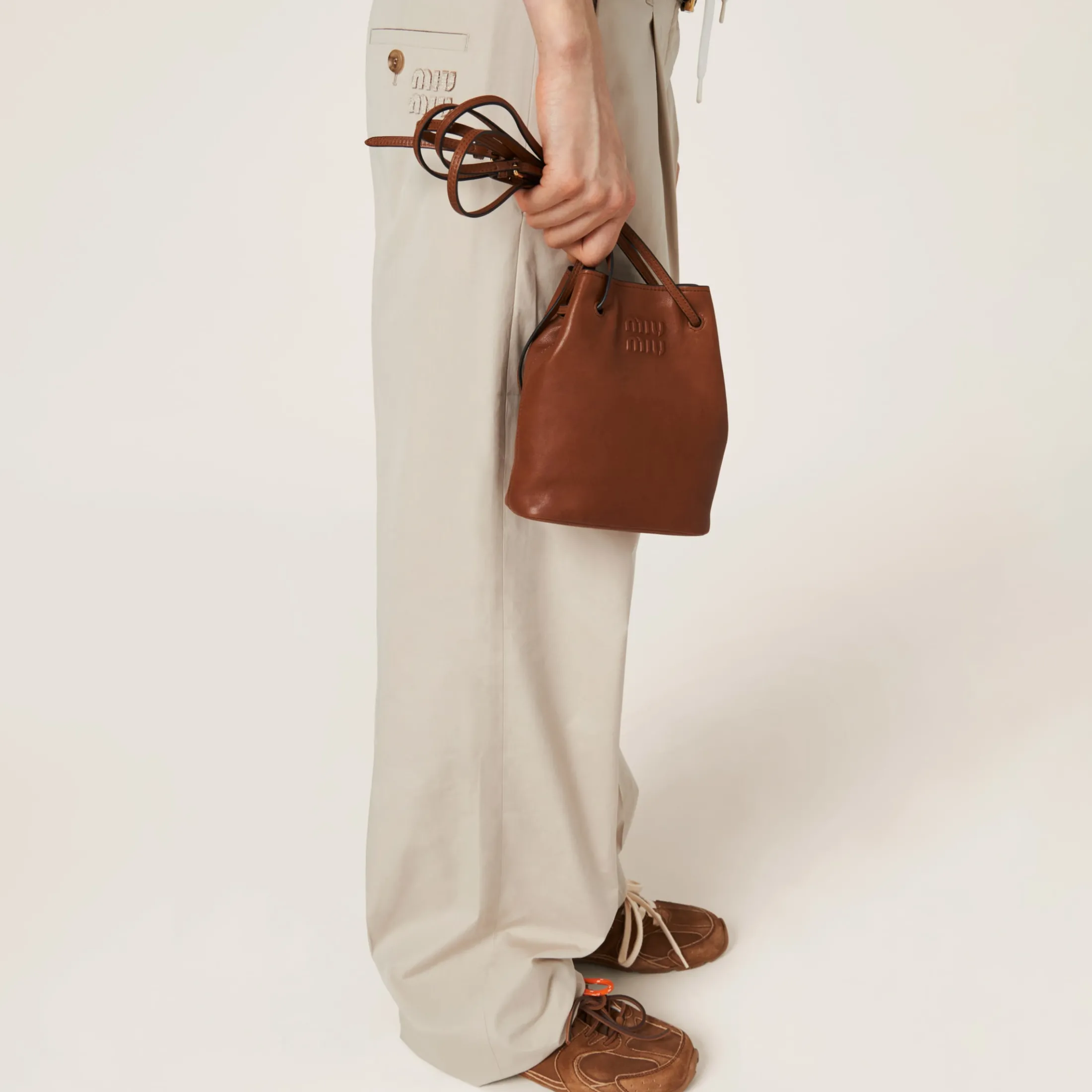 Oak Nappa Leather Mini-bag | Miu Miu