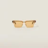 Ochre Lenses Miu Miu Runway Sunglasses | Miu Miu