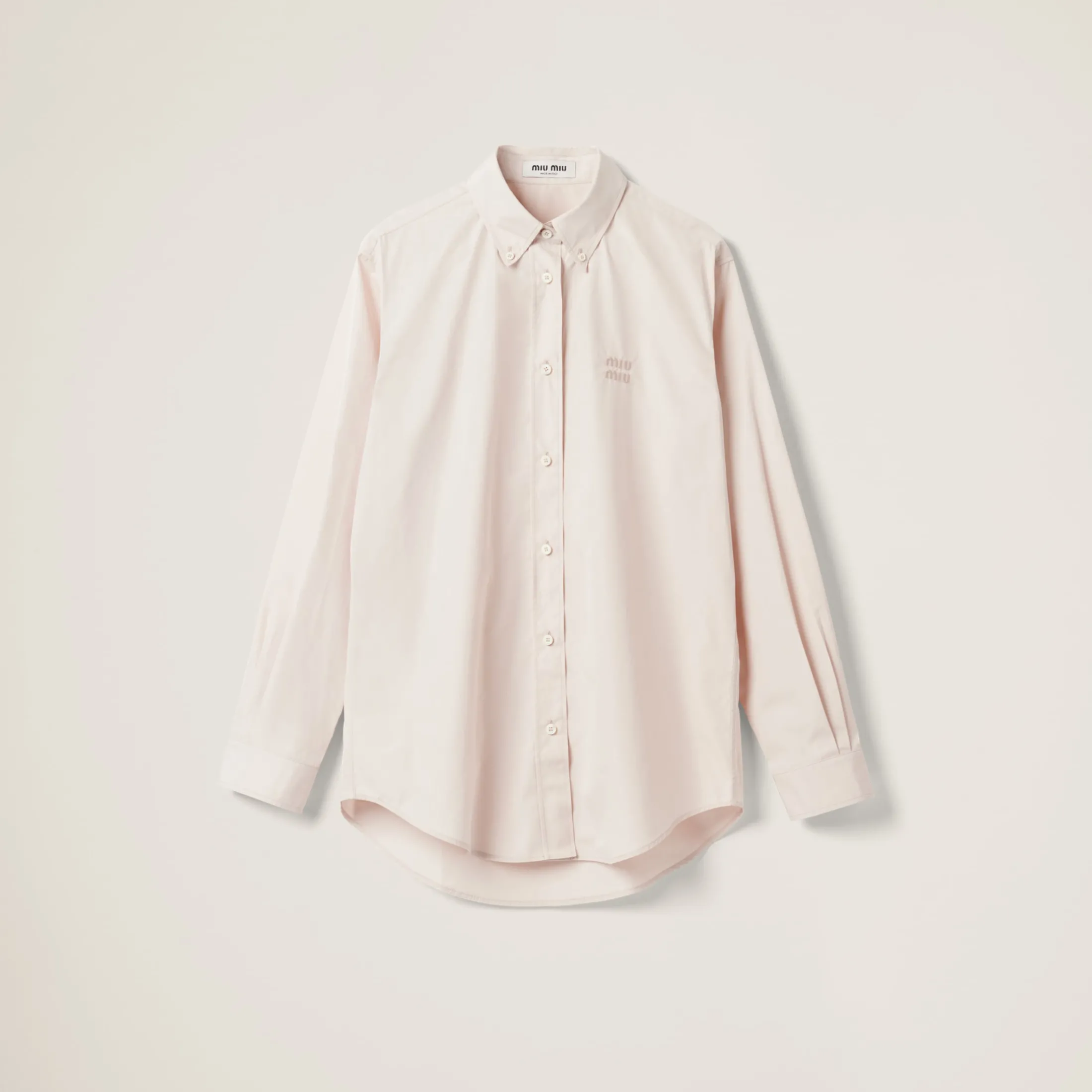 Opal Poplin Shirt | Miu Miu