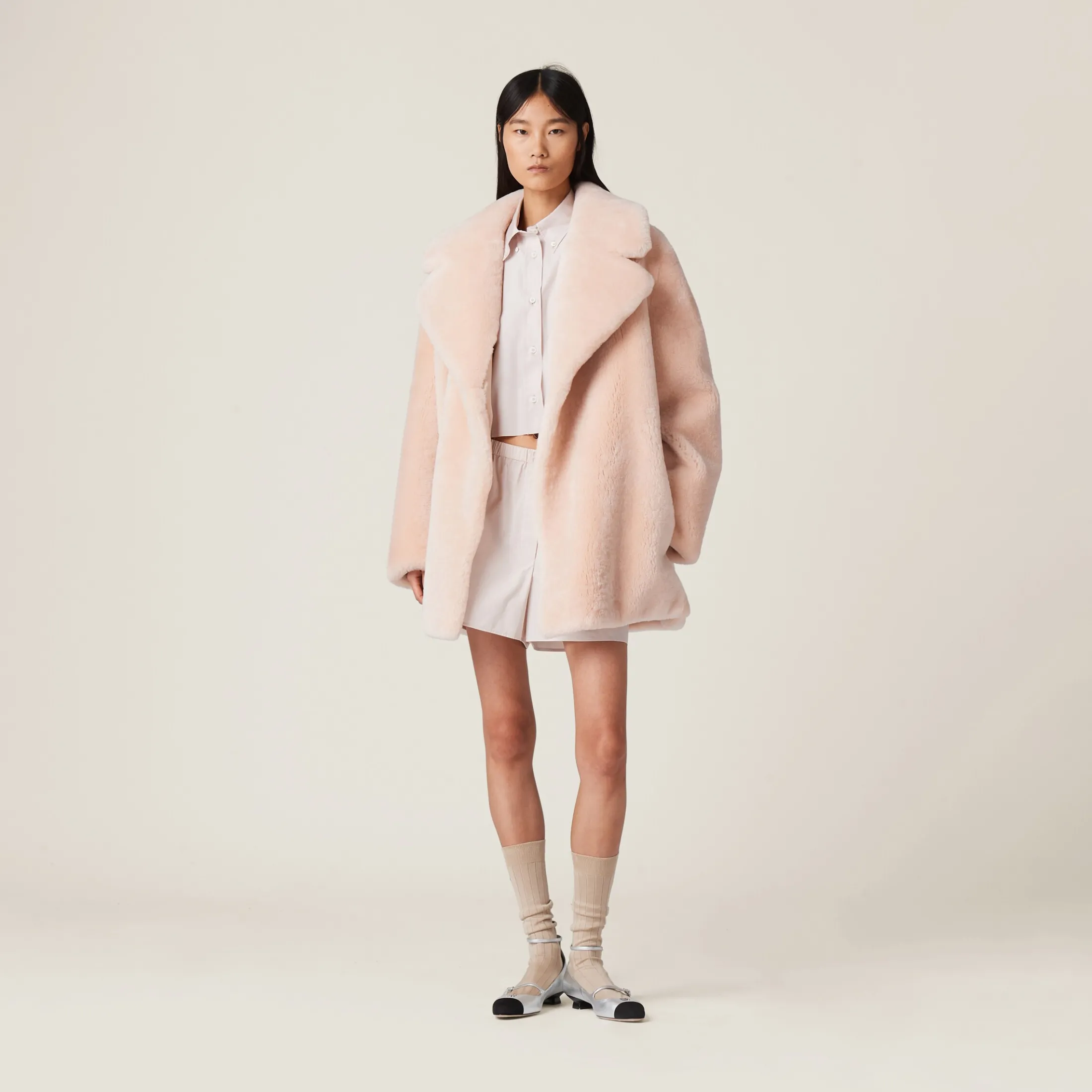 Opal Poplin Shirt | Miu Miu