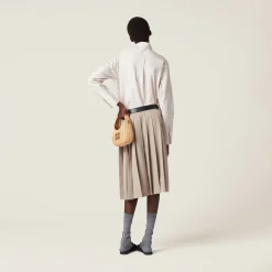 Opal Poplin Shirt | Miu Miu