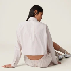 Opal Poplin Shirt | Miu Miu