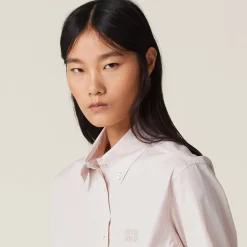 Opal Poplin Shirt | Miu Miu