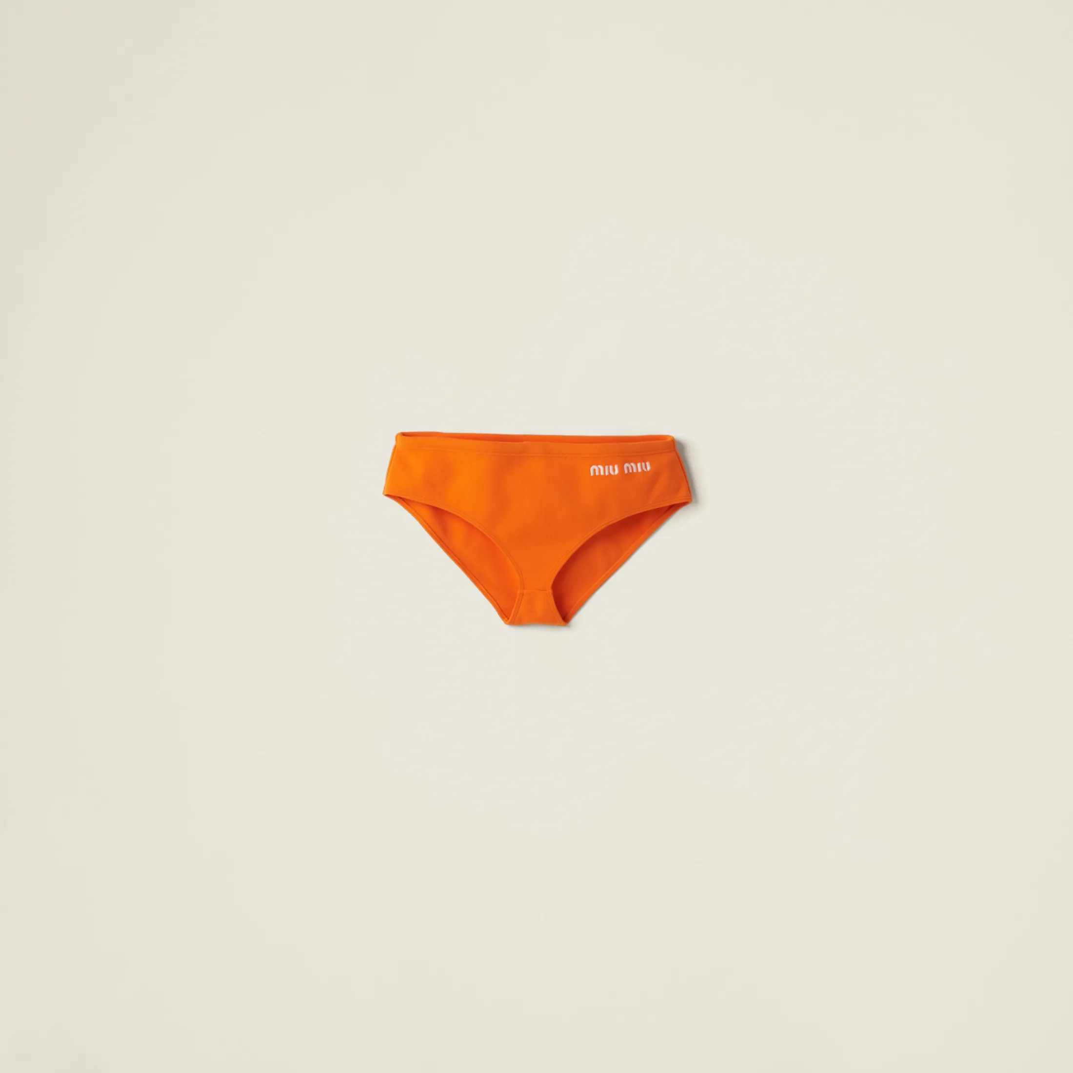 Orange Nylon Swimsuit | Miu Miu