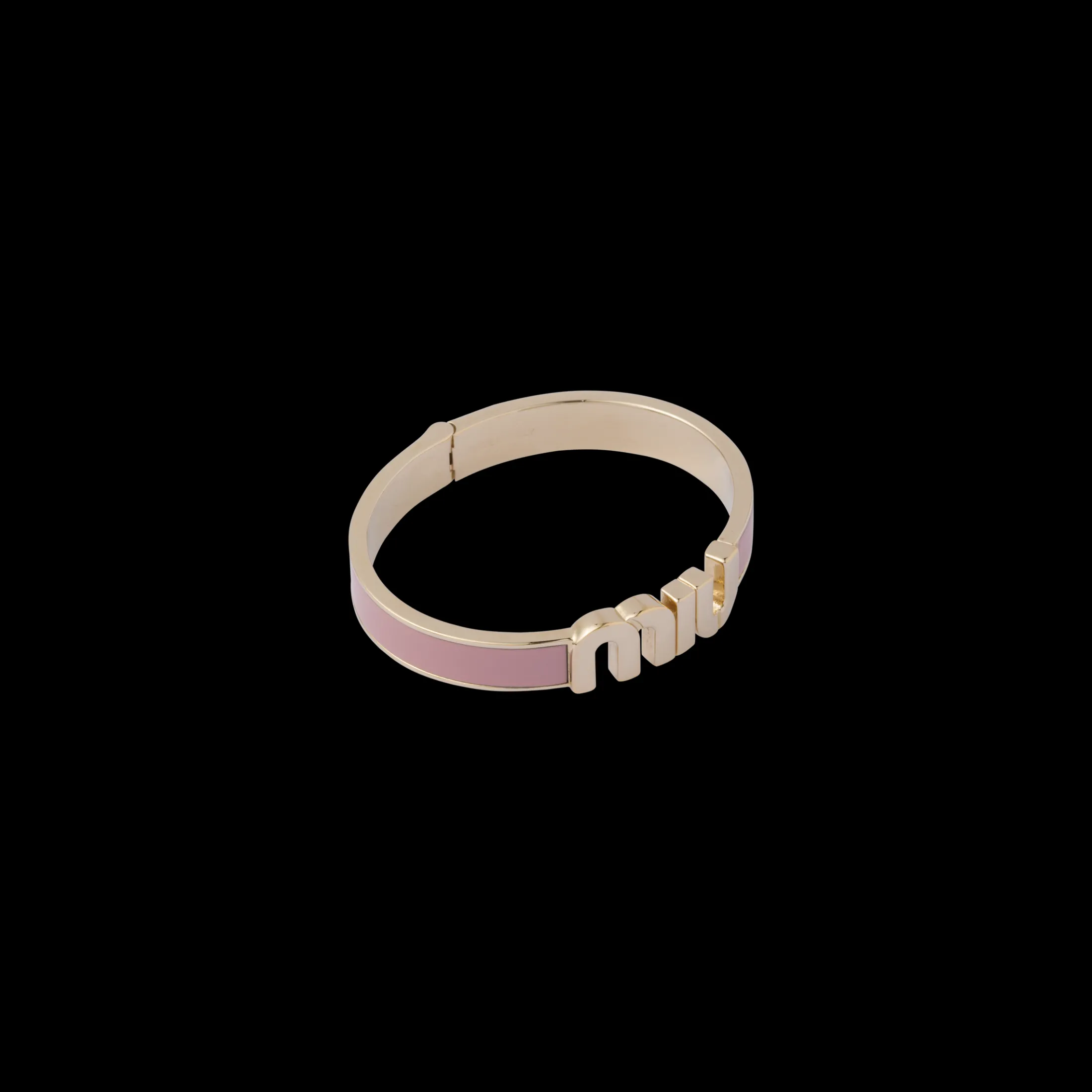 Orchid Pink Enameled Metal Bracelet | Miu Miu