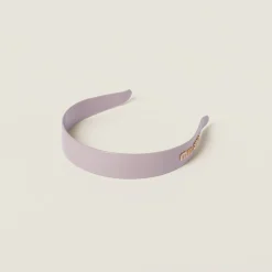 Orchid Pink Plexiglas Headband | Miu Miu