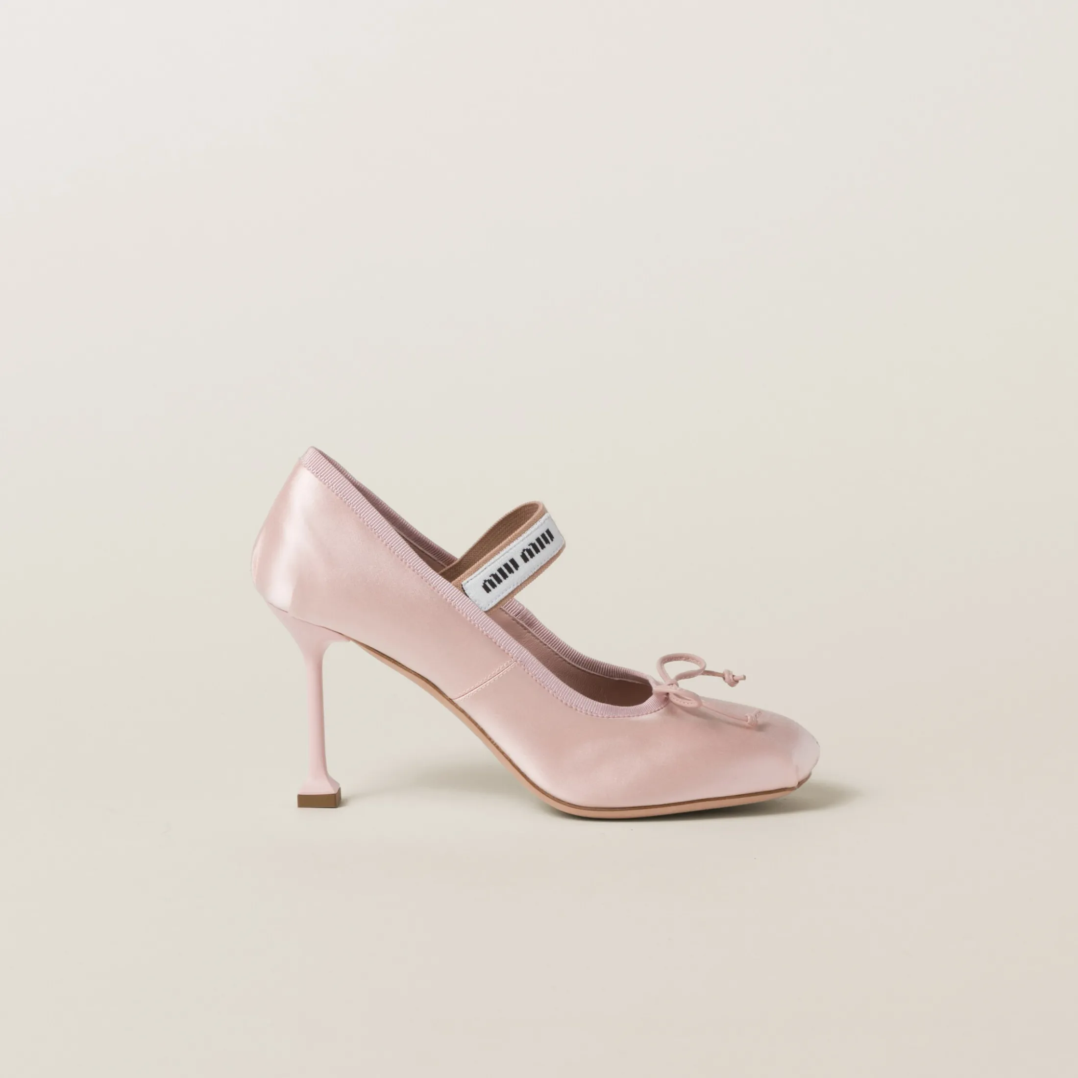 Orchid Pink Satin Pumps | Miu Miu
