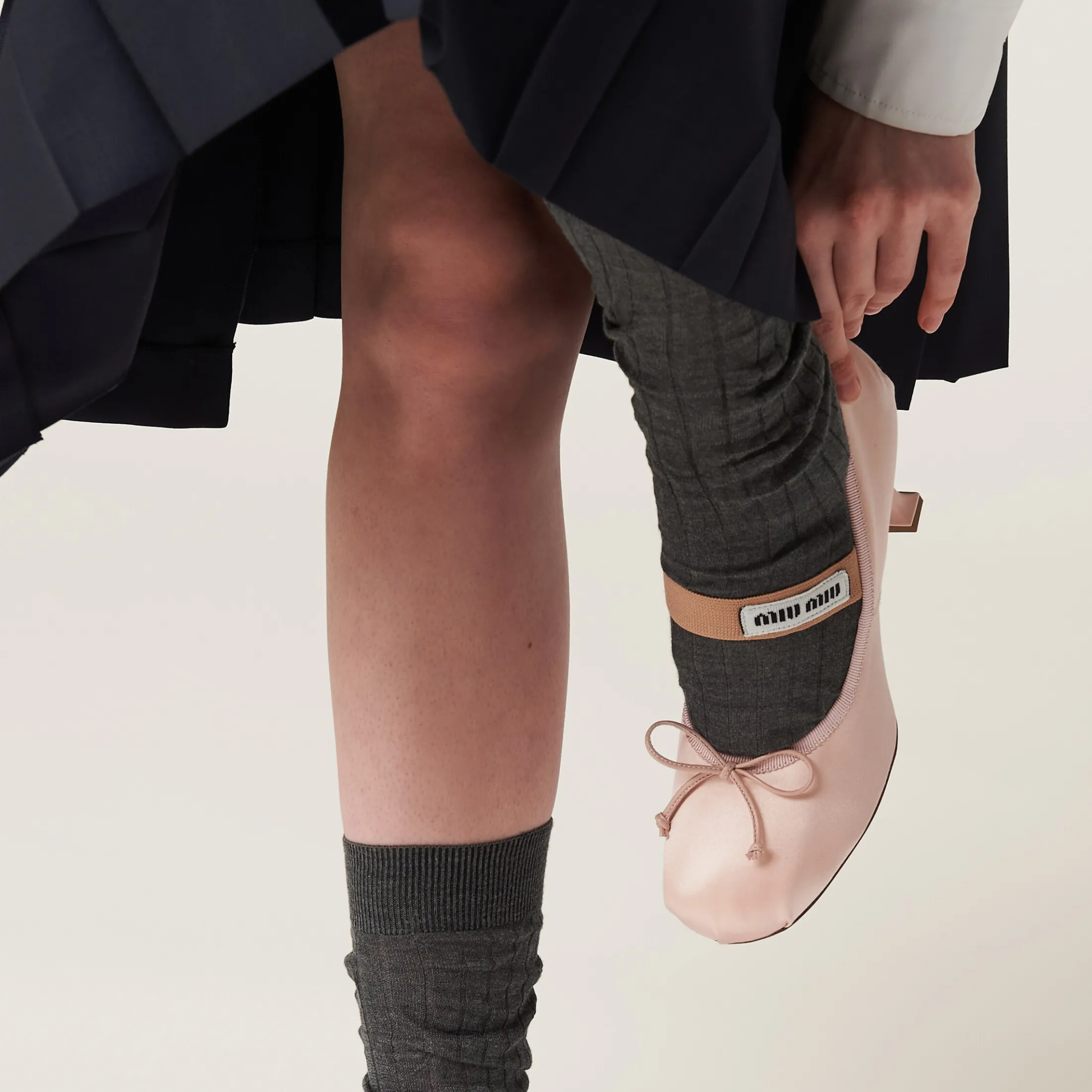 Orchid Pink Satin Pumps | Miu Miu