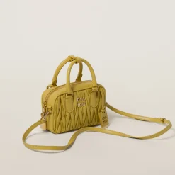 Pineapple Arcadie Matelassé Nappa Leather Bag | Miu Miu