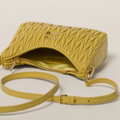Pineapple Matelassé Nappa Leather Shoulder Bag | Miu Miu