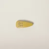 Pineapple Nappa Leather Hair Clip | Miu Miu