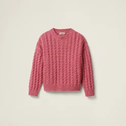 Pink Wool And Cashmere Sweater | Miu Miu