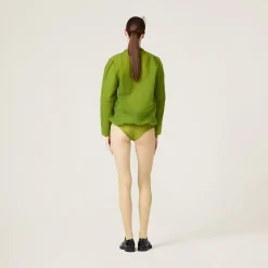 Pistachio Green Nylon Panties | Miu Miu
