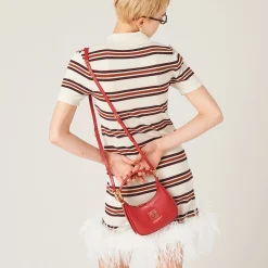 Red Leather Hobo Bag | Miu Miu